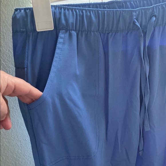 Blue Jogger Sweatpants with Elastic Waistband - Picture 8 of 15